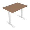 Ďalší obrázok produktu Pracovný stôl, elektricky nastaviteľná výška, buk, 75x140cm, rozsah 500 mm, biely, 70 kg nosnosť, ergo