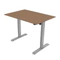 Ďalší obrázok produktu Pracovný stôl, elektricky nastaviteľná výška, buk, 75x159cm, rozsah 500 mm, šedý, 70 kg nosnosť, ergo