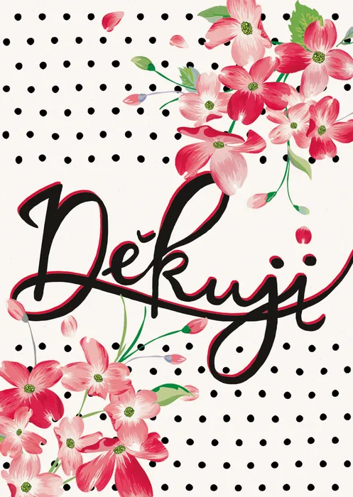 Hlavný obrázok produktu Přáníčko BeBechy - bílé - Děkuji 2