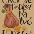 Ďalší obrázok produktu Přáníčko BeBechy - recyklovaný papír - Měšec