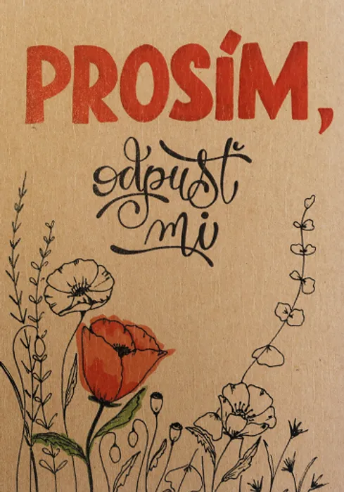 Hlavný obrázok produktu Přáníčko BeBechy – recyklovaný papír – Odpusť