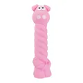 Prasiatko s latexovým lanom a chrópacím zvukom 15 cm, latex, HipHop