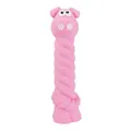 Ďalší obrázok produktu Prasiatko s latexovým lanom a chrópacím zvukom 15 cm, latex, HipHop
