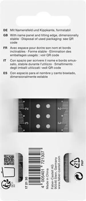 Hlavný obrázok produktu Pravítko Faber-Castell Dots 30 cm, mix barev, extra odolné [1 ks]