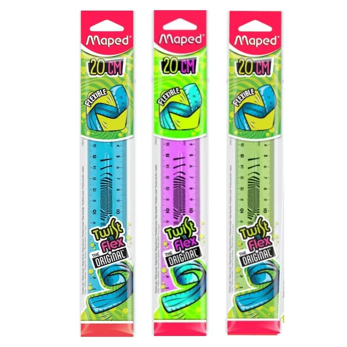 Hlavný obrázok produktu Pravítko Maped Twist´n Flex - 20 cm, mix barev