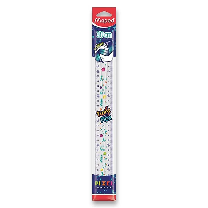 Hlavný obrázok produktu Pravítko Maped Twist´n Flex Pixel Party 30 cm