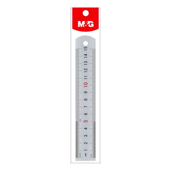 Hlavný obrázok produktu Pravítko M&G 15 cm, hliníkové