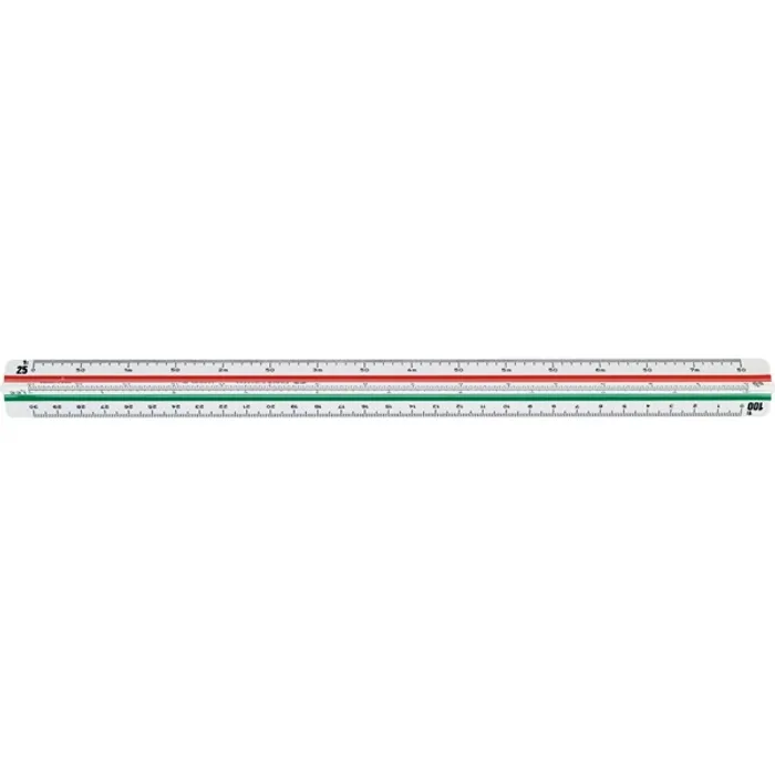 Hlavný obrázok produktu Pravítko tříhranné 853 D=1:20 až 100 (#176535) Faber Castell