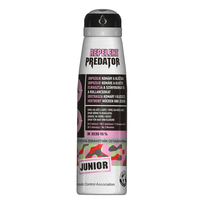 Hlavný obrázok produktu Predator Repelent Junior repelentní sprej odpuzuje komáry a klíšťata 150 ml