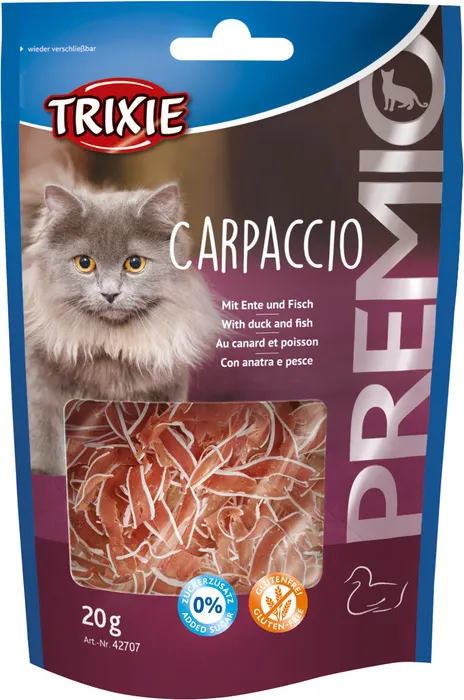 Hlavný obrázok produktu Premio CARPACCIO s kachnou a rybou 20 g