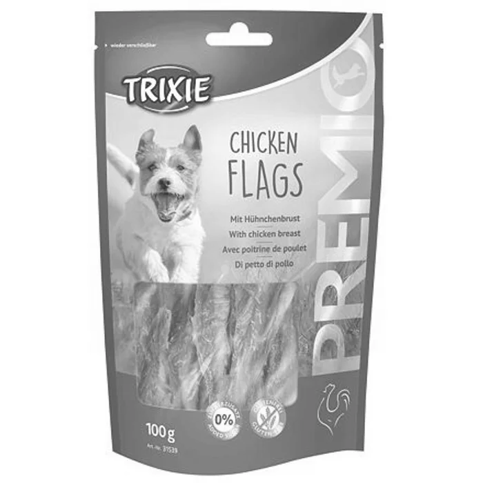 Hlavný obrázok produktu PREMIO Chicken Flags kuřecí prsa na buvolí tyčince 100 g