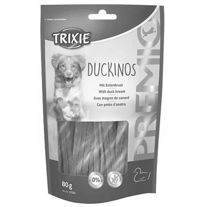 Hlavný obrázok produktu Premio DUCKINOS Light - proužky kachního masa 80 g