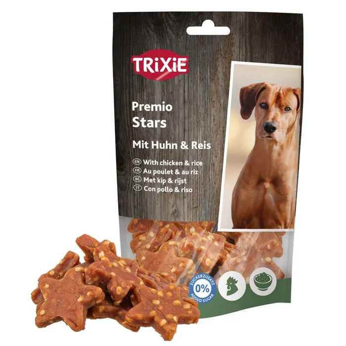 Hlavný obrázok produktu PREMIO Stars, hvězdičky s kuřetem a rýží, 100 g