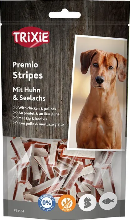 Hlavný obrázok produktu Premio STRIPES Ligh pásky kuře-treska 75 g