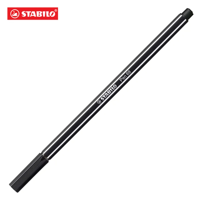 Hlavný obrázok produktu Prémiový vláknový fix - STABILO Pen 68 - 1 ks - černá