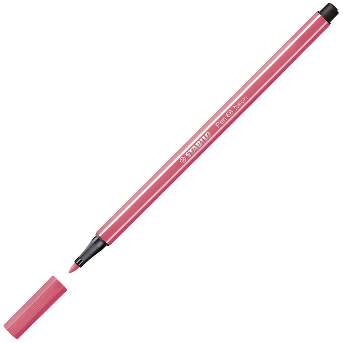 Hlavný obrázok produktu Prémiový vláknový fix - STABILO Pen 68 - 1 ks - fluorescenční červená