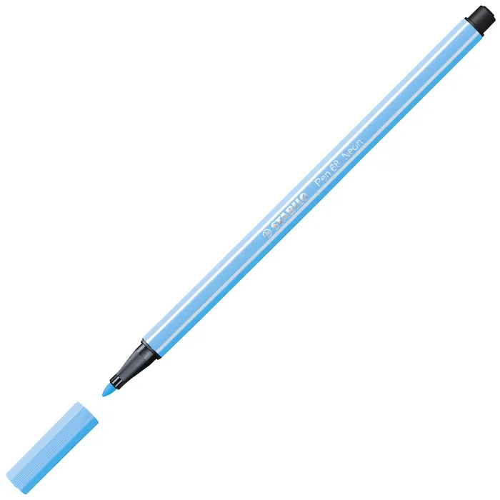 Hlavný obrázok produktu Prémiový vláknový fix - STABILO Pen 68 - 1 ks - fluorescenční modrá