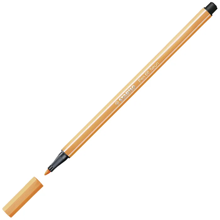 Hlavný obrázok produktu Prémiový vláknový fix - STABILO Pen 68 - 1 ks - fluorescenční oranžová