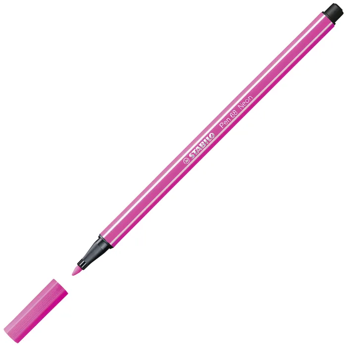Hlavný obrázok produktu Prémiový vláknový fix - STABILO Pen 68 - 1 ks - fluorescenční růžová