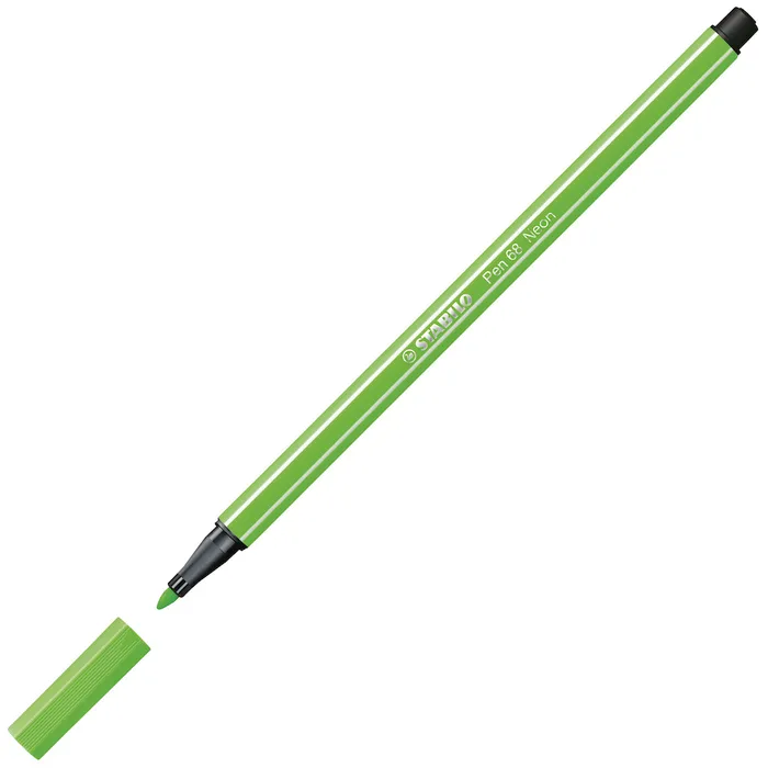 Hlavný obrázok produktu Prémiový vláknový fix - STABILO Pen 68 - 1 ks - fluorescenční zelená