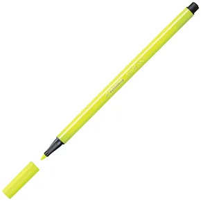 Prémiová vláknová fixka - STABILO Pen 68 - 1 ks - fluorescenčná žltá