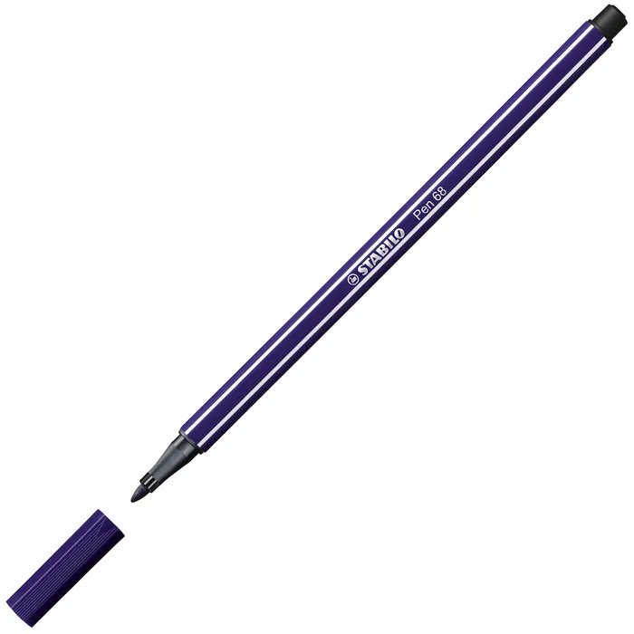 Hlavný obrázok produktu Prémiový vláknový fix - STABILO Pen 68 - 1 ks - pruská modř