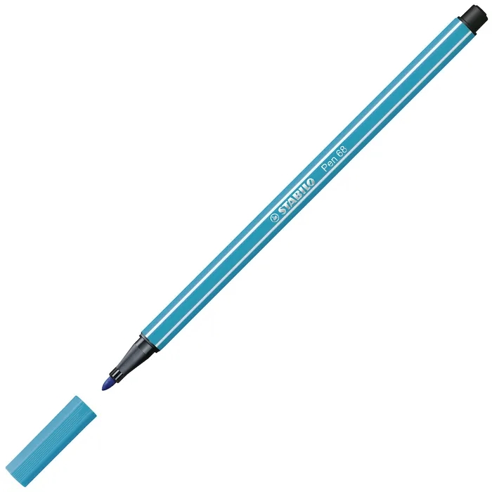 Hlavný obrázok produktu Prémiový vláknový fix - STABILO Pen 68 - 1 ks - světle modrá