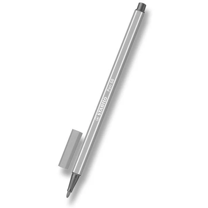Hlavný obrázok produktu Prémiový vláknový fix - STABILO Pen 68 - 1 ks - světle šedá