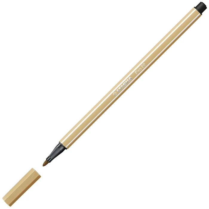 Hlavný obrázok produktu Prémiový vláknový fix - STABILO Pen 68 - 1 ks - světlý okr