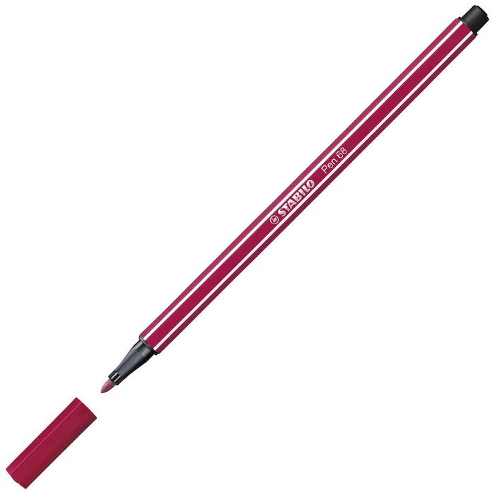 Hlavný obrázok produktu Prémiový vláknový fix - STABILO Pen 68 - 1 ks - tmavě červená