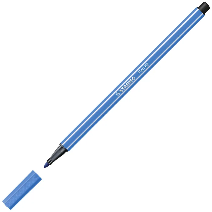 Hlavný obrázok produktu Prémiový vláknový fix - STABILO Pen 68 - 1 ks - tmavě modrá