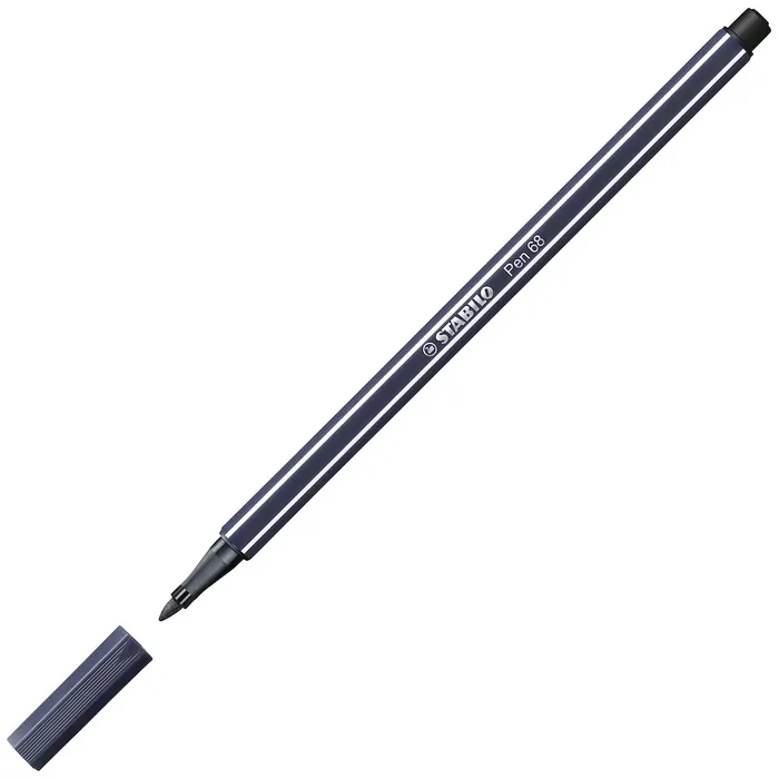 Hlavný obrázok produktu Prémiový vláknový fix - STABILO Pen 68 - 1 ks - tmavě modrošedá