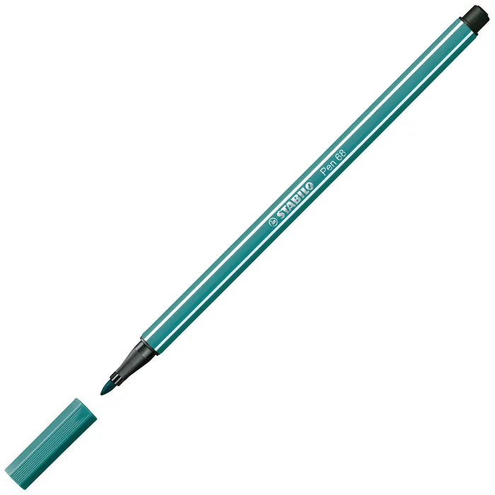 Hlavný obrázok produktu Prémiový vláknový fix - STABILO Pen 68 - 1 ks - tyrkysová modrá