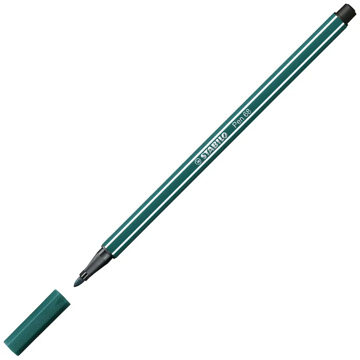 Hlavný obrázok produktu Prémiový vláknový fix - STABILO Pen 68 - 1 ks - tyrkysová zelená