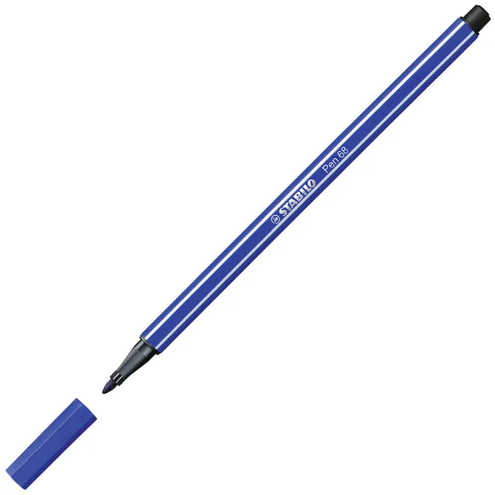 Hlavný obrázok produktu Prémiový vláknový fix - STABILO Pen 68 - 1 ks - ultramarínová