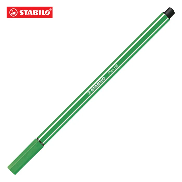 Hlavný obrázok produktu Prémiový vláknový fix - STABILO Pen 68 - 1 ks - zelená