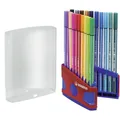 Prémiová vláknová fixka - STABILO Pen 68 - ColorParade - 20 ks deskset modrá/červená