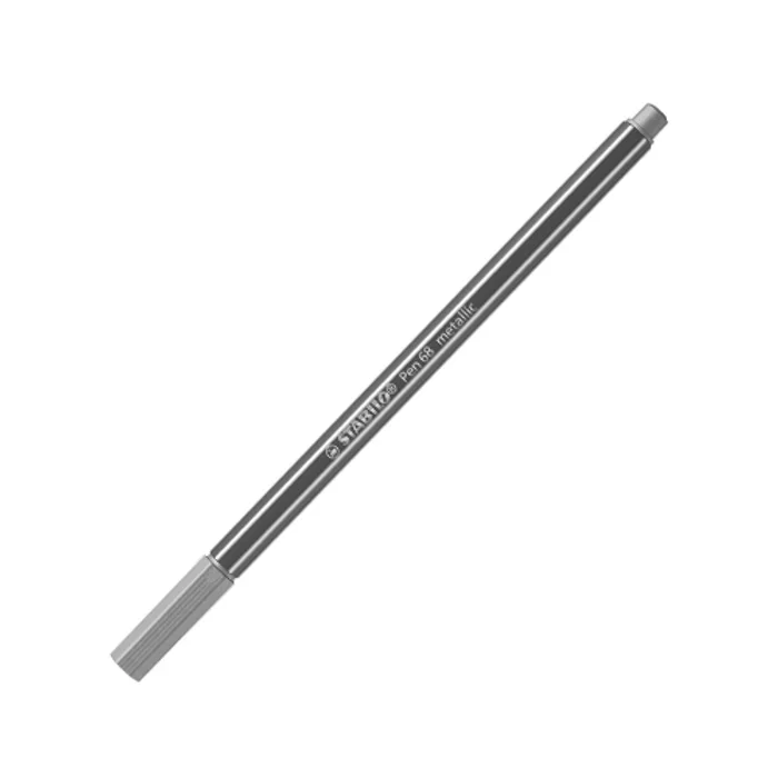 Hlavný obrázok produktu Prémiový vláknový metalický fix - STABILO Pen 68 metallic - 1 ks - metalická fialová