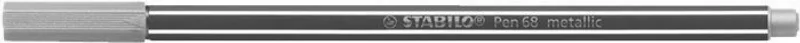 Hlavný obrázok produktu Prémiový vláknový metalický fix - STABILO Pen 68 metallic - 1 ks - metalická modrá