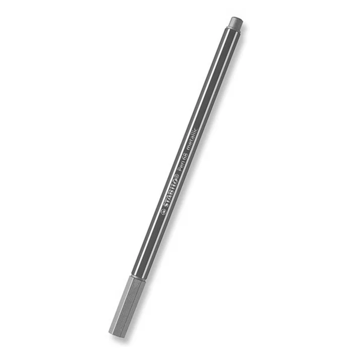 Hlavný obrázok produktu Prémiový vláknový metalický fix - STABILO Pen 68 metallic - 1 ks - metalická modrá