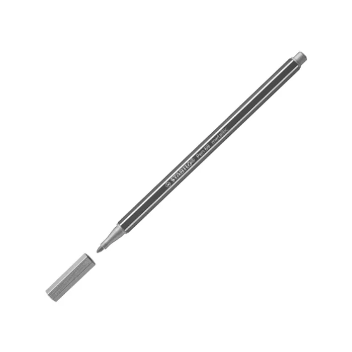 Hlavný obrázok produktu Prémiový vláknový metalický fix - STABILO Pen 68 metallic - 1 ks - metalická růžová