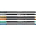 Ďalší obrázok produktu Prémiová vláknová metalická fixka STABILO Pen 68 metallic - 6 ks sada v plechu