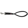 PREMIUM krátke vodítko ploché čierne M-XL 30 cm/25 mm