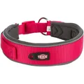 Ďalší obrázok produktu PREMIUM obojok extra široký, fuchsia/grafit M-L: 40-48 cm/40 mm