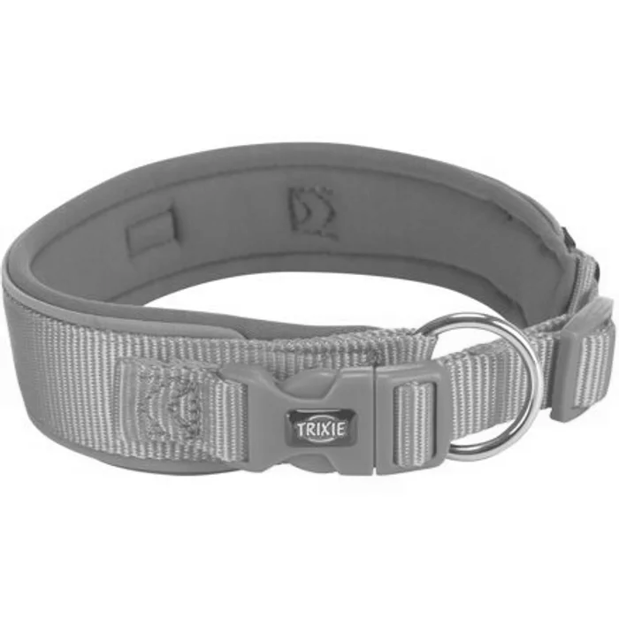 Hlavný obrázok produktu PREMIUM obojek extra široký, oceán/grafit S-M: 33-42 cm/35 mm