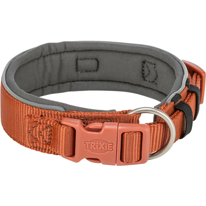 Hlavný obrázok produktu PREMIUM obojek EXTRA široký, rezavá/grafit M-L: 40-48 cm/40 mm