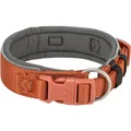 PREMIUM obojok EXTRA široký, hrdzavá/grafitS-M: 33-42 cm/35 mm