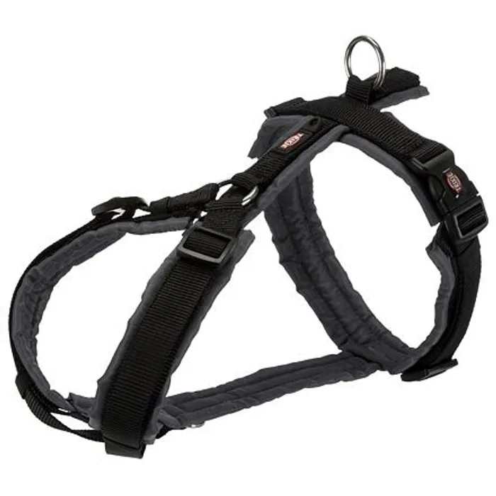 Hlavný obrázok produktu PREMIUM trekingový postroj - černá/grafit S-M:hruď:44-53 cm/20 mm