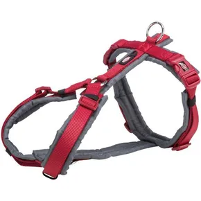 PREMIUM trekingový postroj, červená/grafit XS: hruď: 32–38 cm / 13 mm