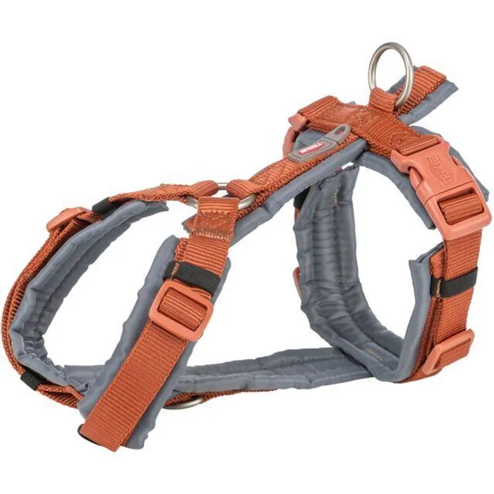Hlavný obrázok produktu Premium trekingový postroj, rezavá/grafitS: 36-44 cm/15 mm